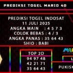 PREDIKSI TOGEL INDOSAT POOLS 11 JULI 2025