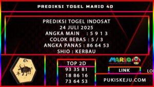 PREDIKSI TOGEL INDOSAT POOLS 24 JULI 2025