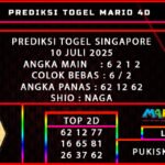 PREDIKSI TOGEL SINGAPORE POOLS 10 JULI 2025